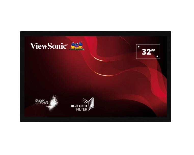 ViewSonic TD3207 32' 1080p Open Frame 10-Point PCAP Touch Monitor, 24/7 Operation and HDMI, DisplayPort and RS232, Kiosk, Factory, IP54 Front waterPF ViewSonic TD3207 32' 1080p Open Frame 10-Point PCAP Touch Monitor, 24/7 Operation and HDMI, DisplayPort and RS232, Kiosk, Factory, IP54 Front waterPF